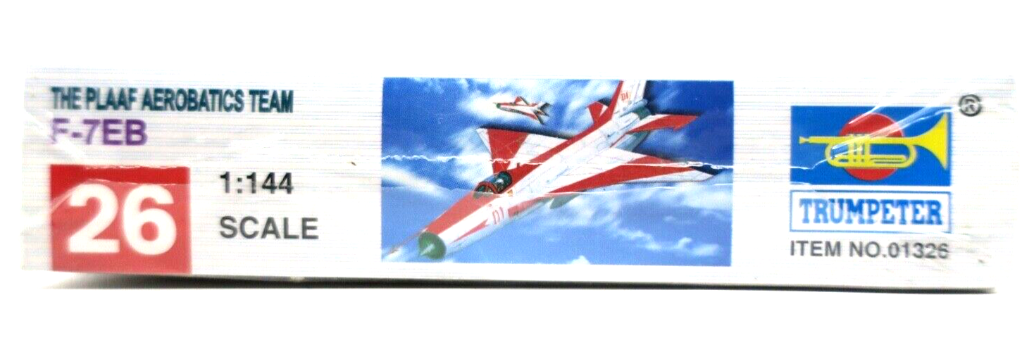 Trumpeter 1/144 F-7EB The PLAAF Aerobatics Team Model Kit 01326 - WISE GUYS HOBBIES LLC