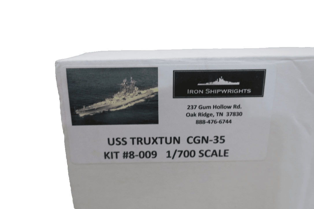 Iron Shipwrights USS Truxton CGN-35 resin PE model ship boat 1/700 Model RARE - WISE GUYS HOBBIES LLC