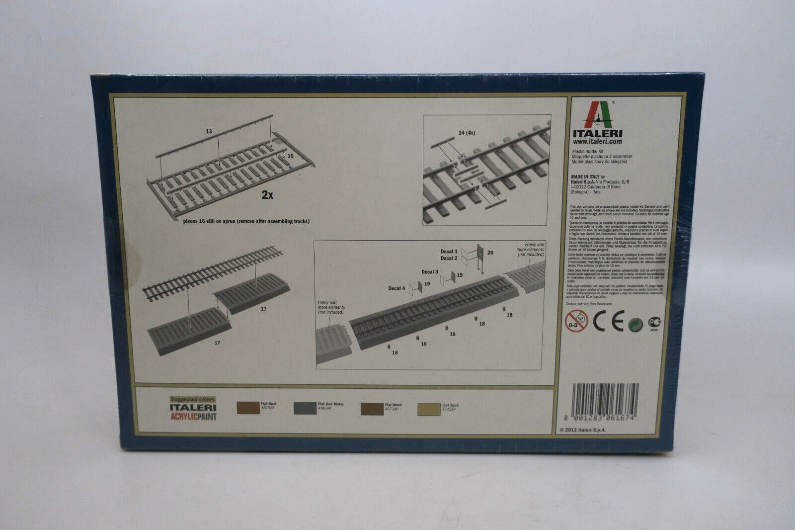 Italeri 6167 1/72 RAIL TRACKS - WISE GUYS HOBBIES LLC
