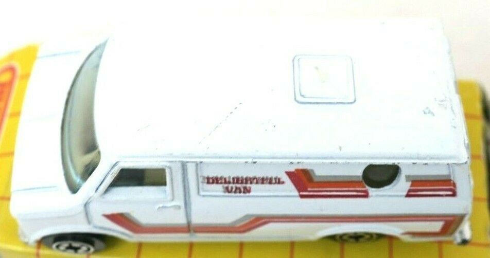 Vintage Diecast Car YAT MING DELIGHTFUL VAN *WHITE* - WISE GUYS HOBBIES LLC