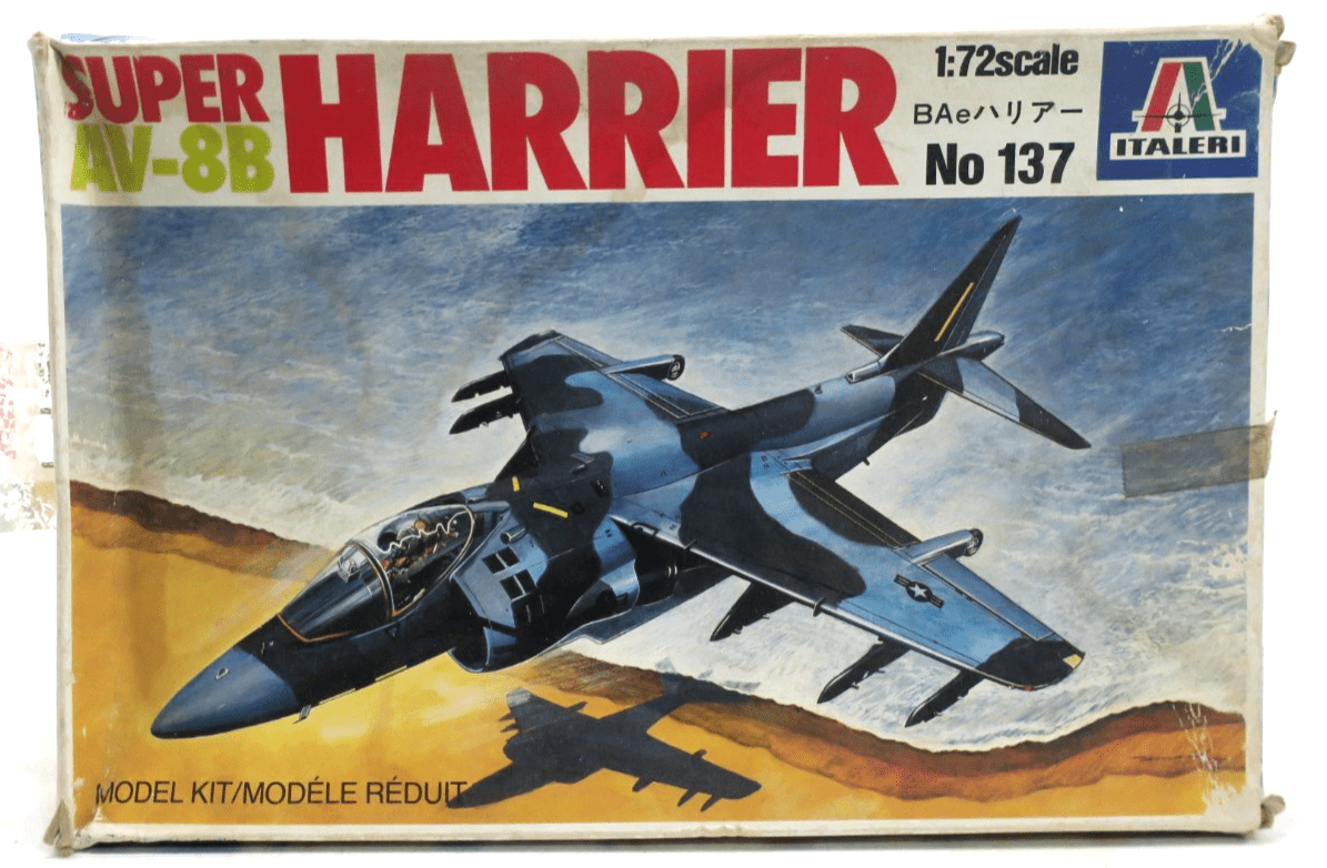 Italeri 1/72 Super AV-8B Harrier Model Kit 137 - WISE GUYS HOBBIES LLC