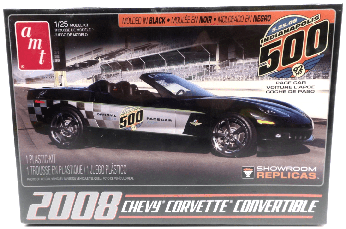 AMT 1/25 2008 Chevy Corvette Convertible Plastic Model Kit AMT816L/12 SEALED - WISE GUYS HOBBIES LLC