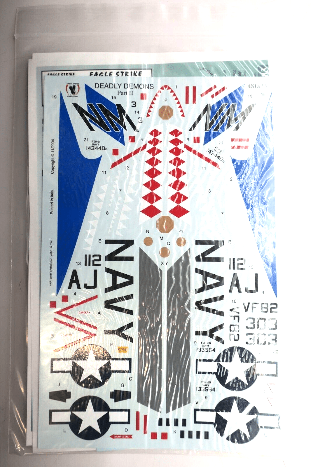 Eagle Strike 48-183: Deadly Demons pt 2 Decals - WISE GUYS HOBBIES LLC