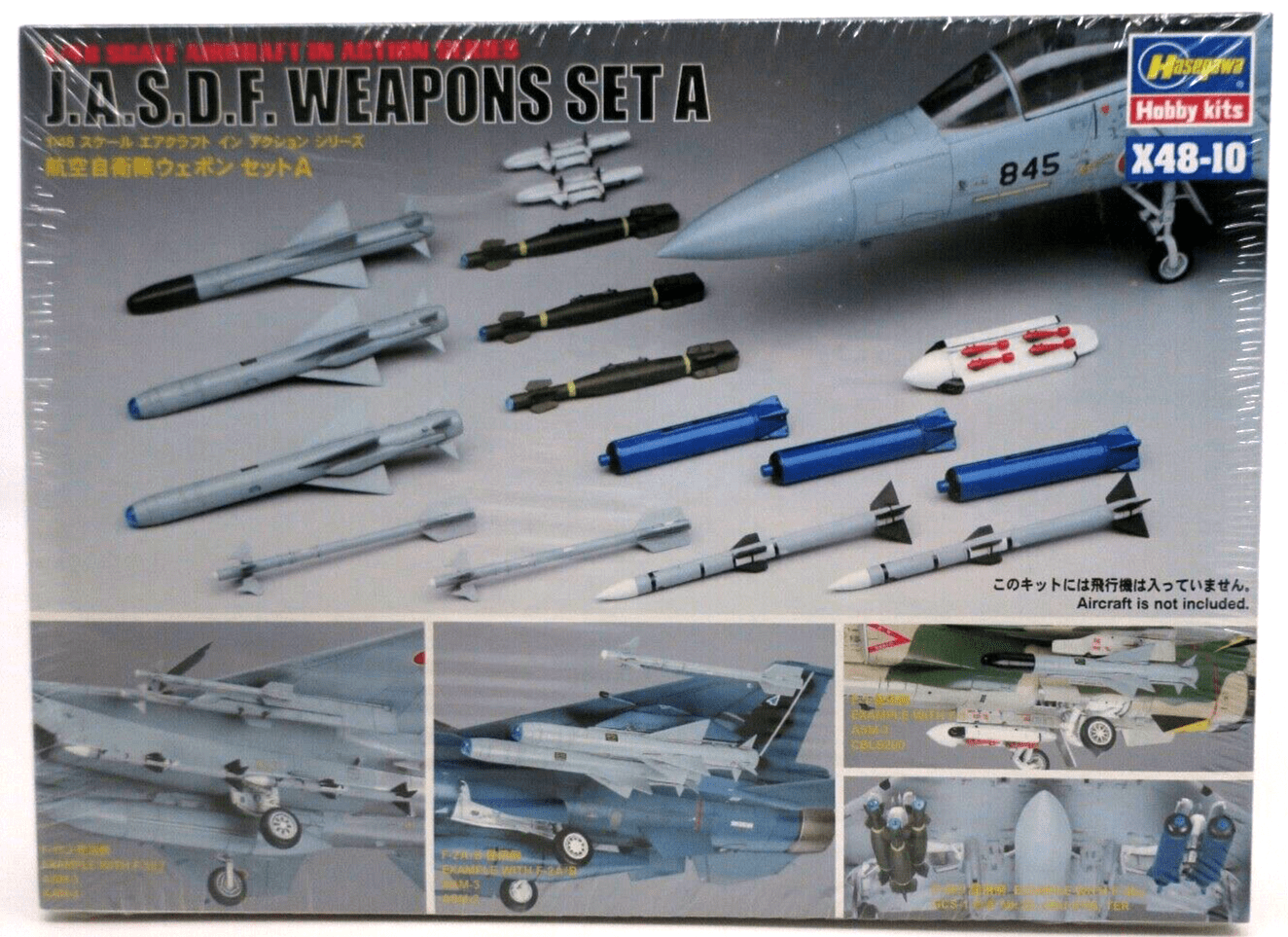 Hasegawa 1/48 JASDF Weapons Set A Model Kit X48-10 - WISE GUYS HOBBIES LLC