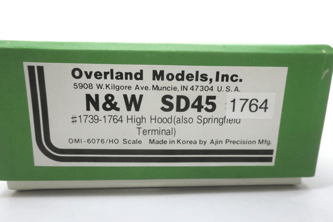 Overland OMI 6076 N&W High Hood SD45 1764 DIESEL ENGINE Locomotive - WISE GUYS HOBBIES LLC