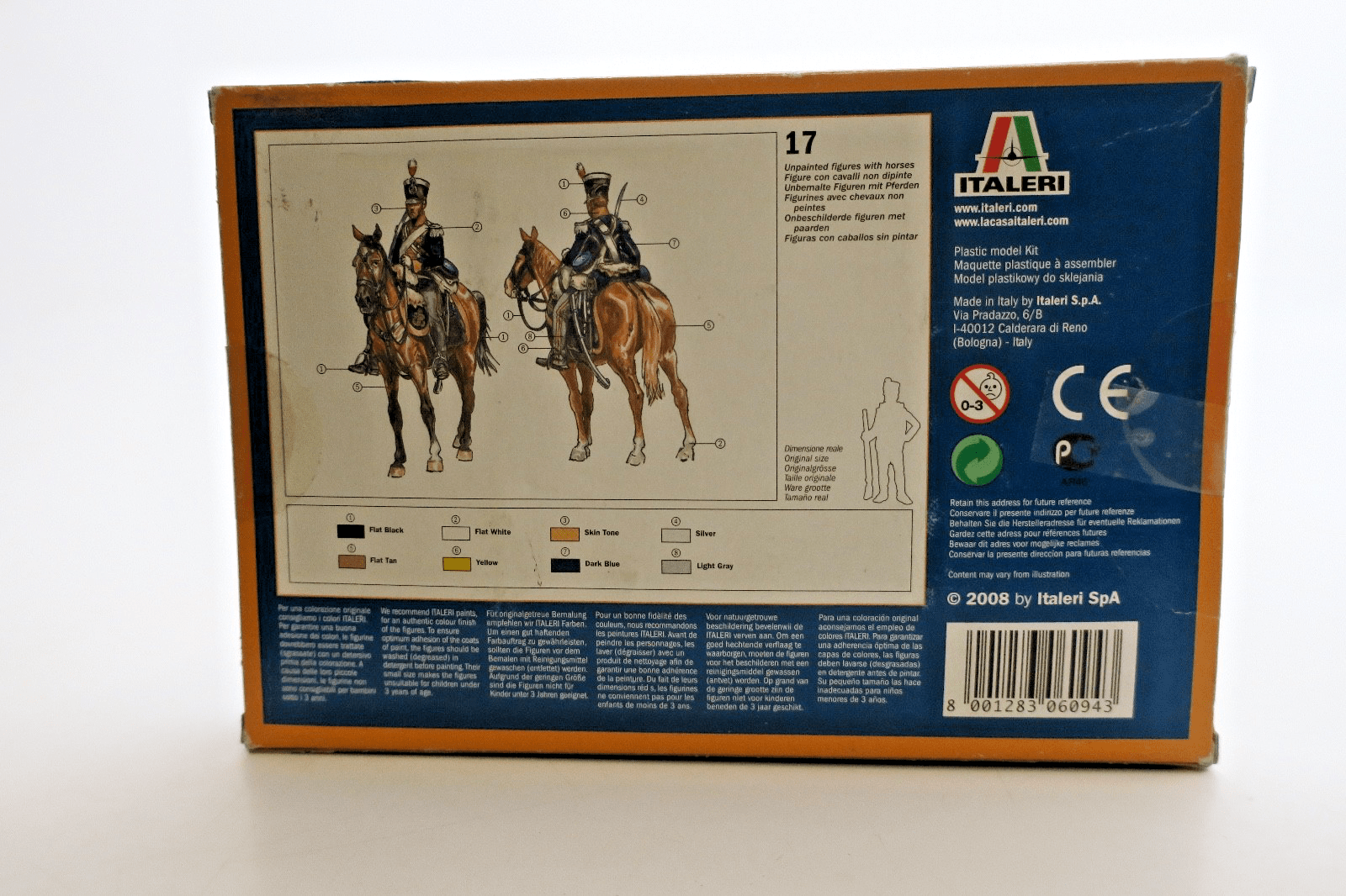 Italeri 1/72 British Light Cavalry 1815 Model Kit 6094 - WISE GUYS HOBBIES LLC