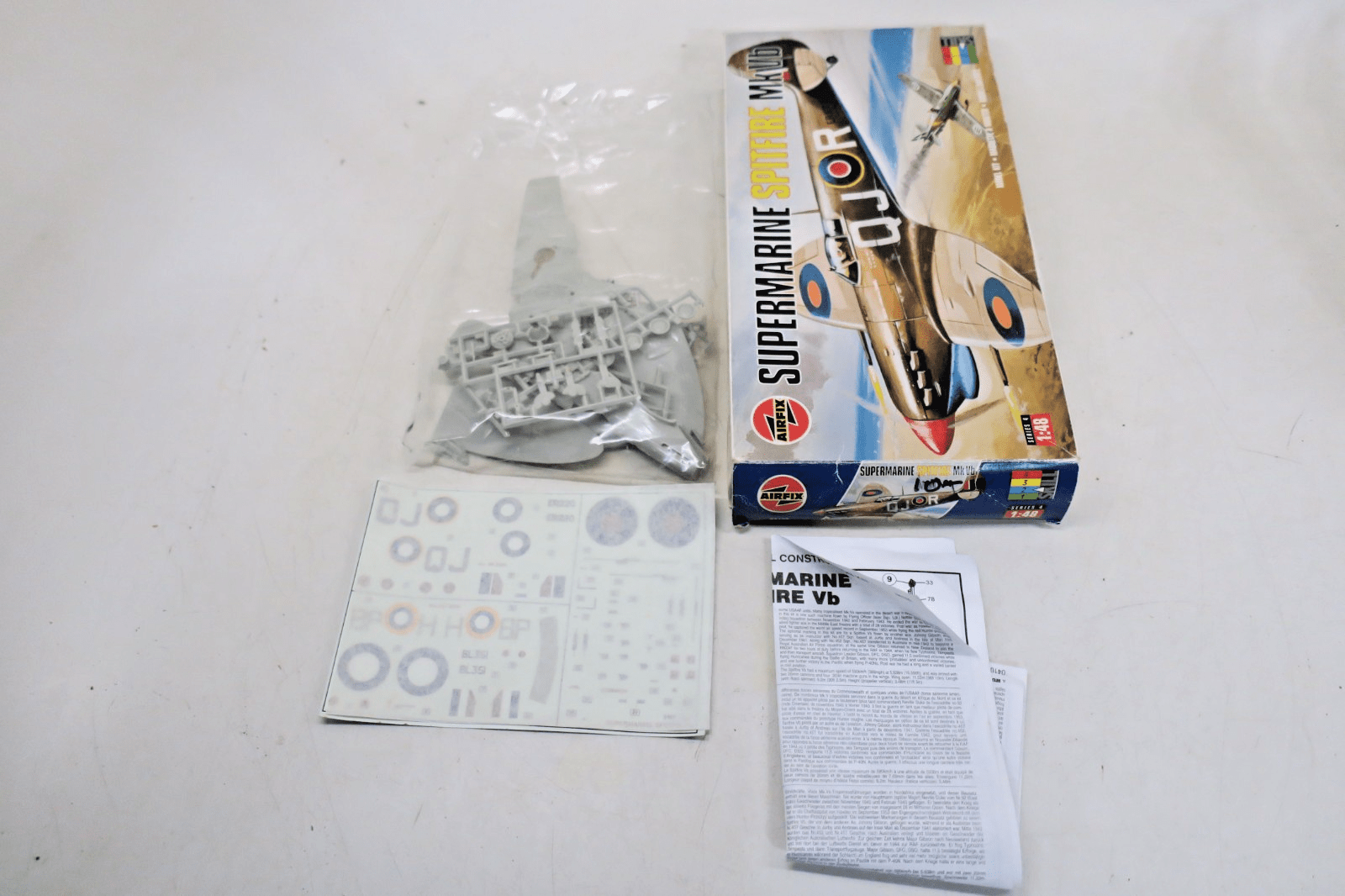 Airfix 1/48 Supermarine Spitfire MkVb Model Kit 04100 - WISE GUYS HOBBIES LLC