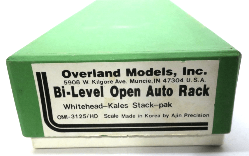 OVERLAND MODELS BRASS BI-LEVEL OPEN AUTO RACK OMI-3125 HO Scale - WISE GUYS HOBBIES LLC