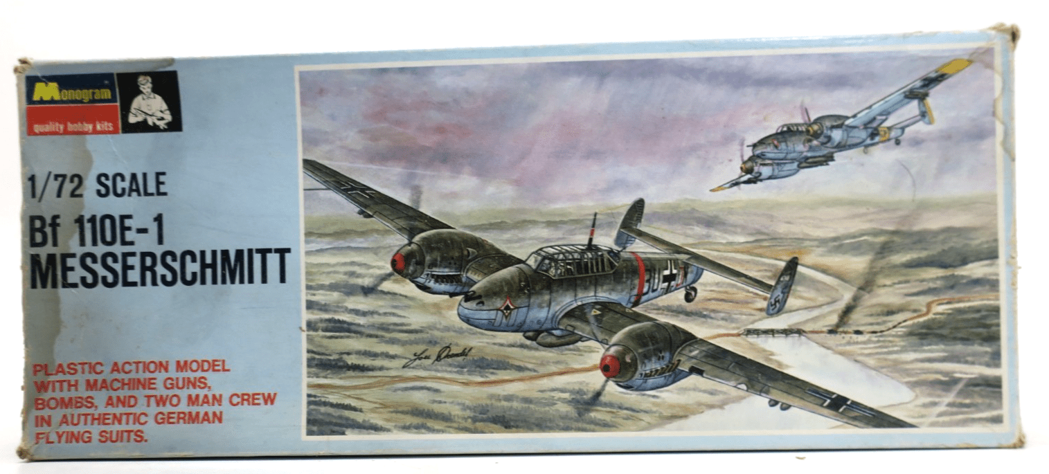Monogram 1/72 BF - 110 E - 1 Messerschmitt Model Kit PA162 - WISE GUYS HOBBIES LLC
