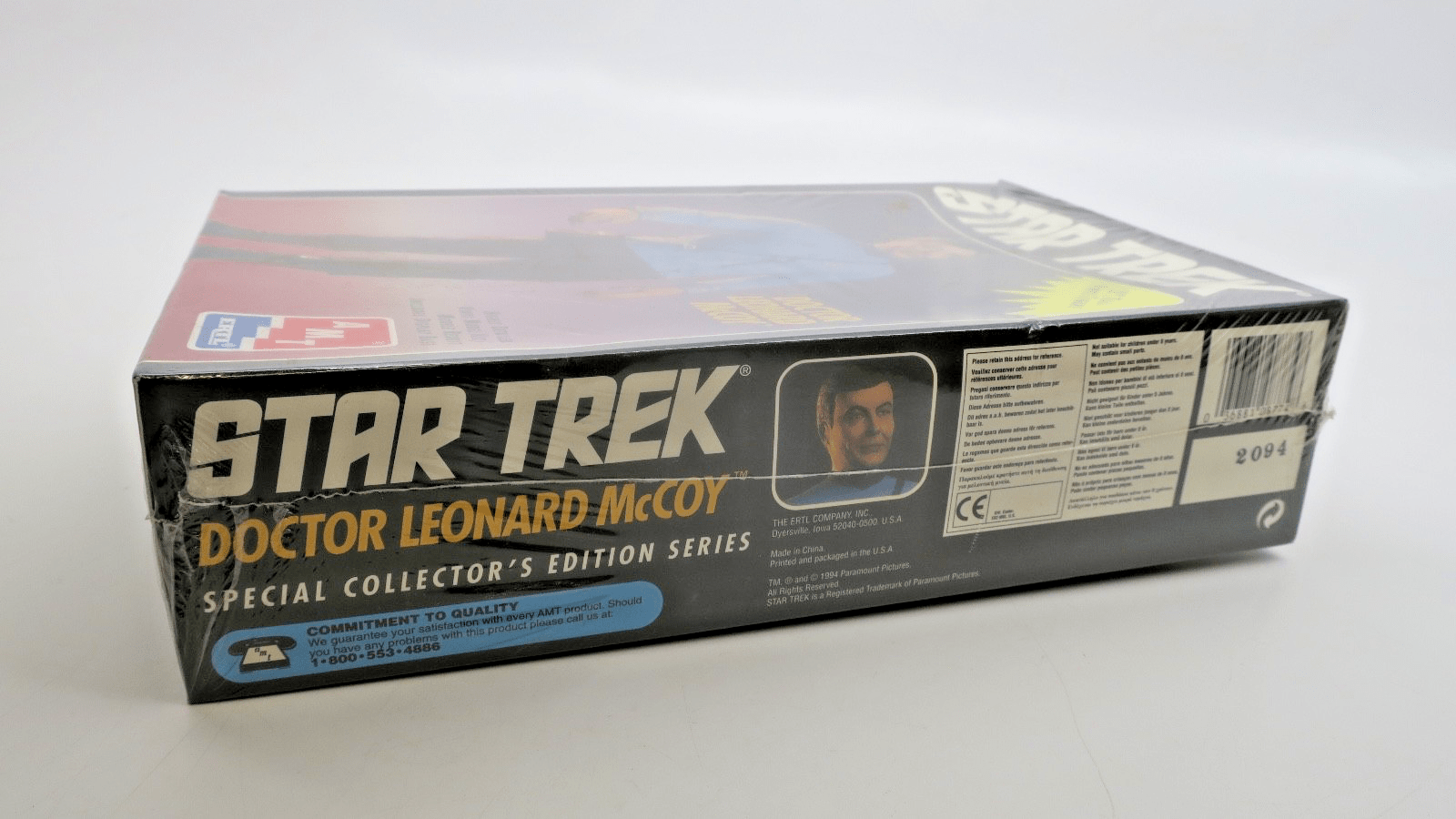 AMT ERTL Star Trek Doctor Leonard McCoy Vinyl Model Kit - WISE GUYS HOBBIES LLC
