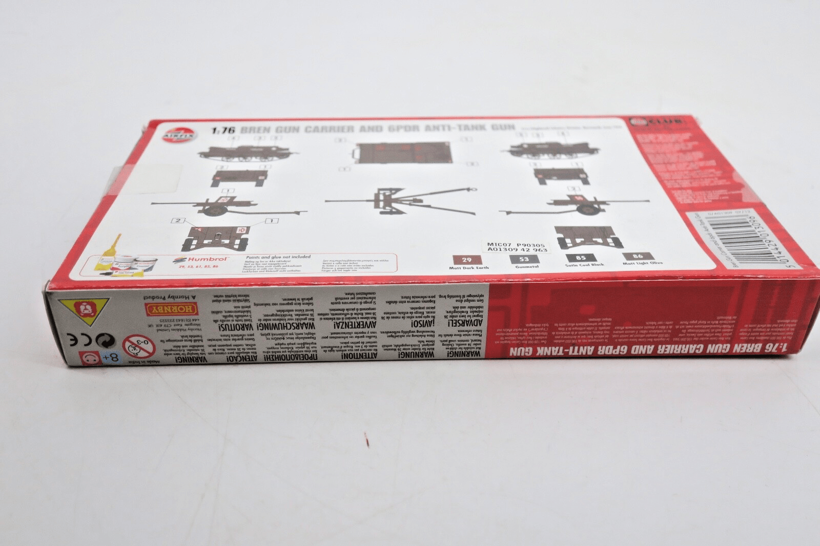 Airfix 1/76 Bren Gun Carrier And 6PDR Anti-Tank Gun Model Kit - WISE GUYS HOBBIES LLC