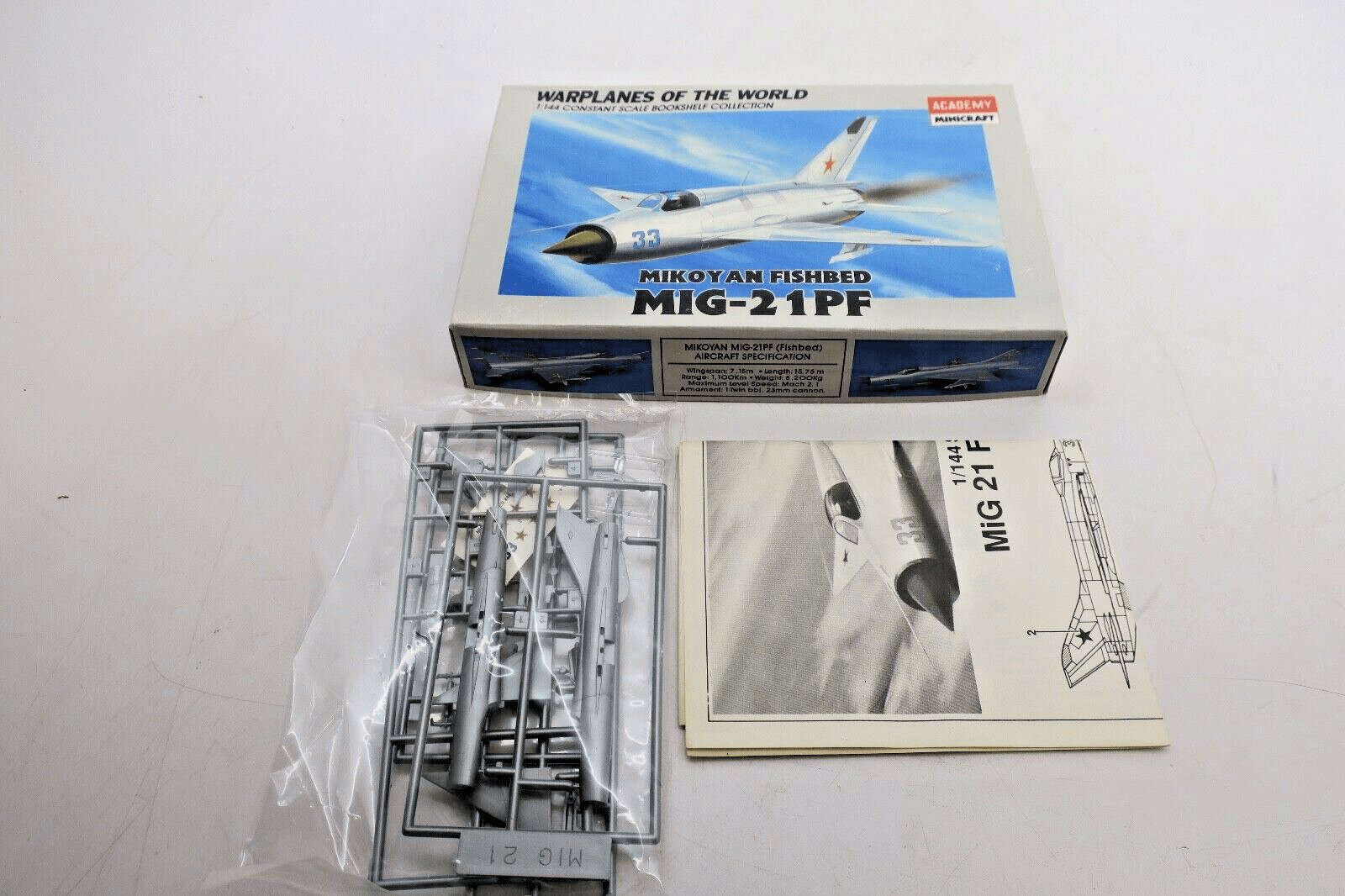 Academy 1/144 Mikoyan Fishbed MiG-21PF Model Kit 4426 - WISE GUYS HOBBIES LLC
