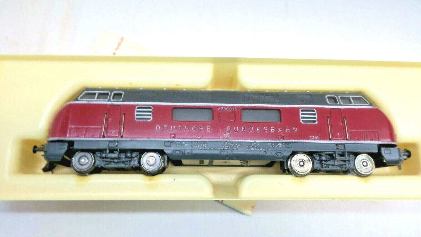 Vintage Fleischmann 1381 Locomotive Engine HO Scale 200 035 - WISE GUYS HOBBIES LLC