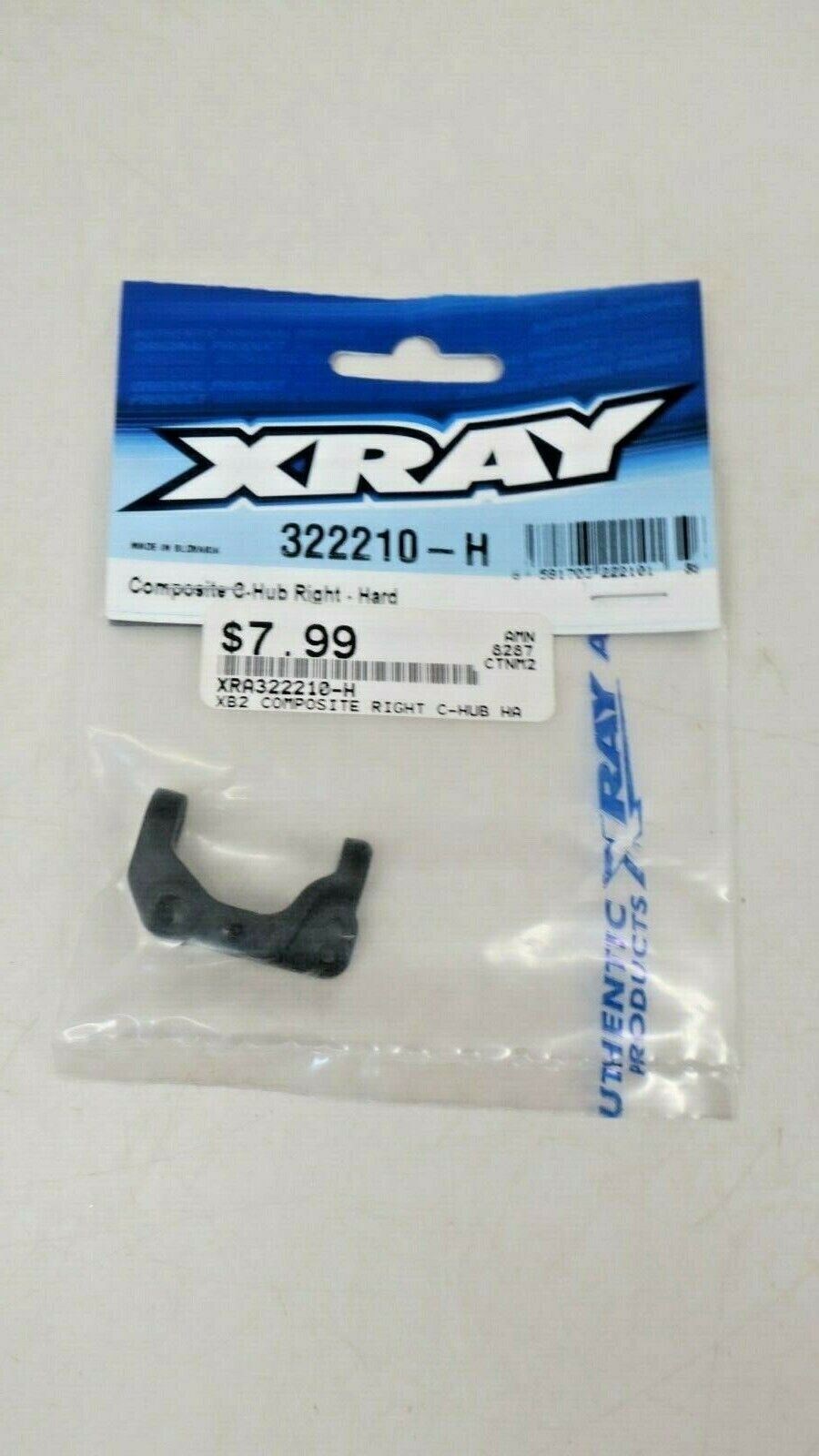 Xray 322210-H composite c-hub right - hard - WISE GUYS HOBBIES LLC