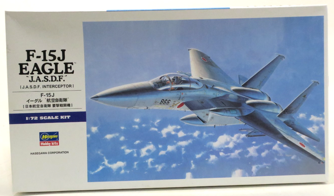 Hasegawa 1/72 F-15J Eagle 'J.A.S.D.F.' Model Kit #00542 Open