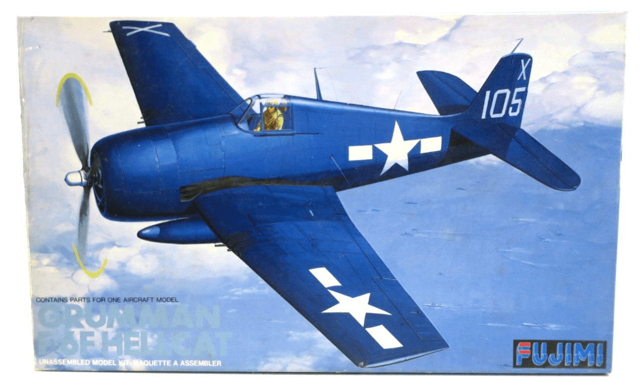 Fujimi 1/48 Grumman F-6F Hellcat Plastic Model Kit P-10 - WISE GUYS HOBBIES LLC