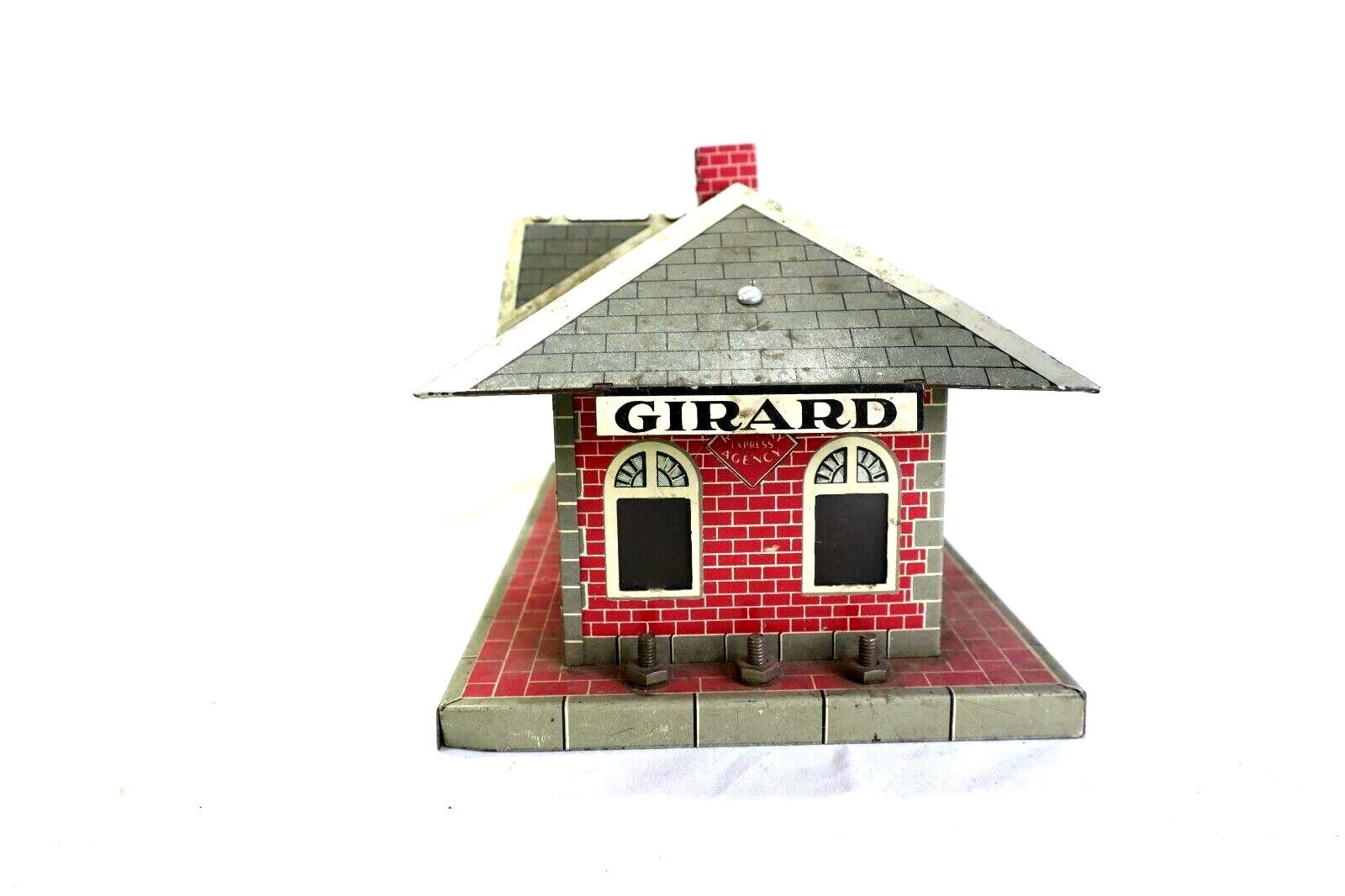American Flyer Marx Girard Train Station With Horn/whistle - WISE GUYS HOBBIES LLC
