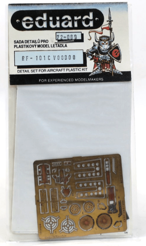 Eduard Photo Etch 1/72 RF - 101C Voodoo Detail Set 72089 - WISE GUYS HOBBIES LLC