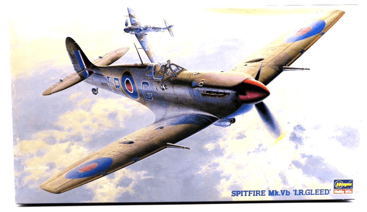 Hasegawa 1/48 Spitfire Mk. Vb I.R. Gleed Model Kit 52602 - WISE GUYS HOBBIES LLC