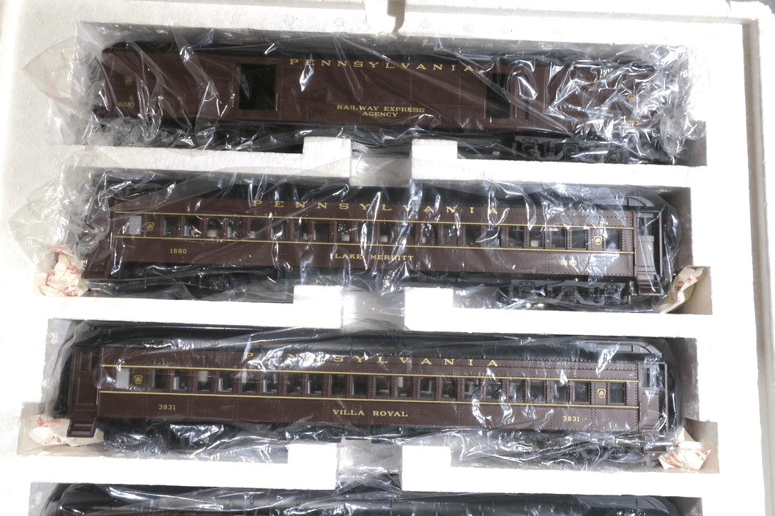 MTH 20-4023 Pennsylvania PRR 70' Madison heavyweight passenger 5-car set - WISE GUYS HOBBIES LLC