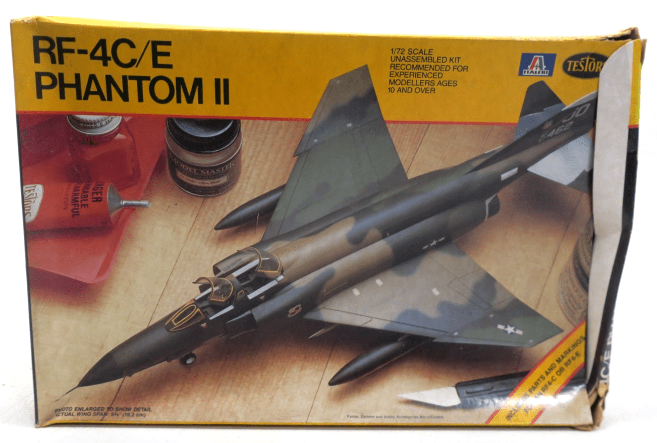 Testors Italeri 1/72 RF-4C/E Phantom II Plastic Model Kit 682 - WISE GUYS HOBBIES LLC