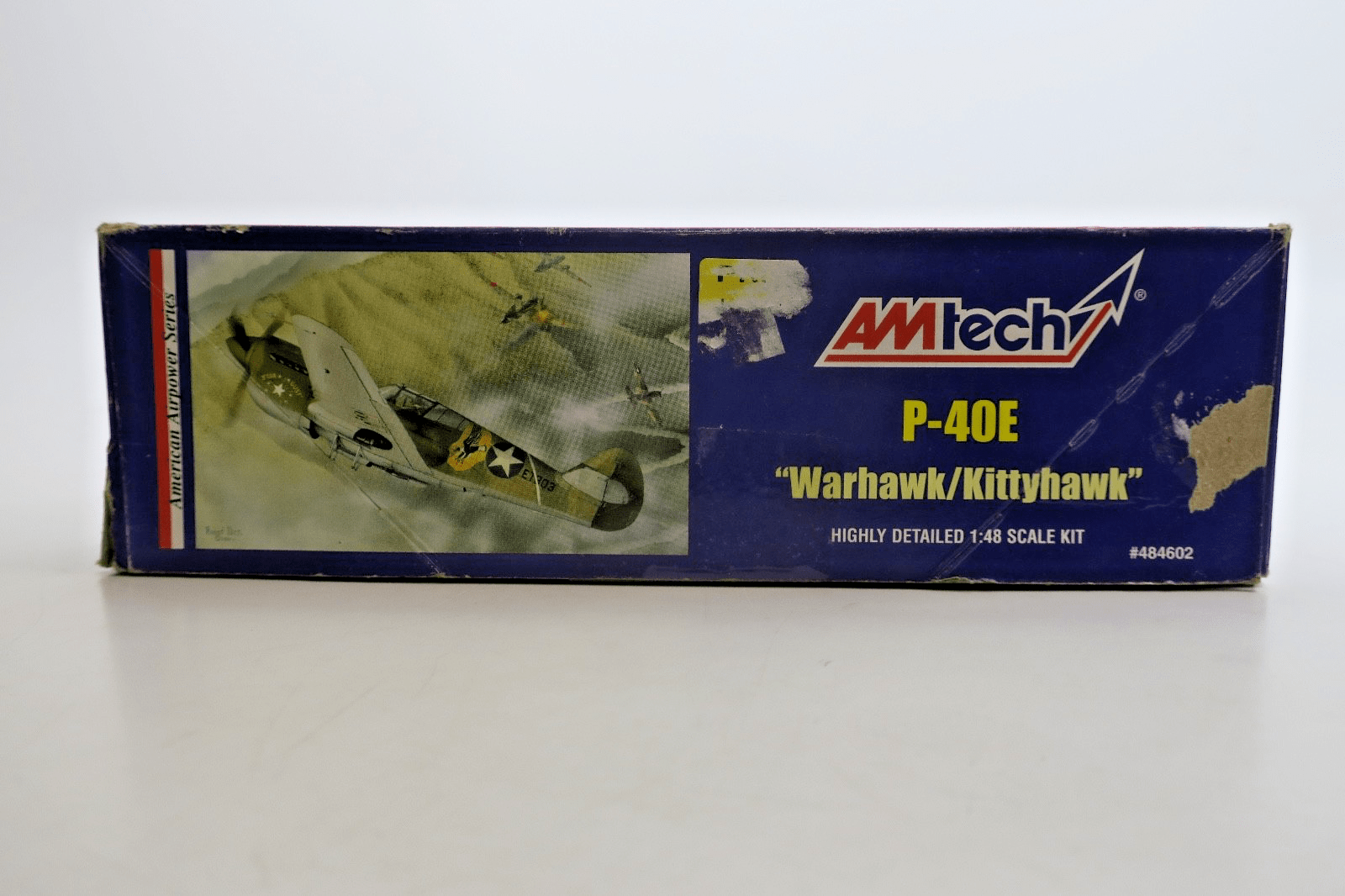 AM Tech 1/48 P - 40E "Warhawk/Kittyhawk" Model Kit 484602 - WISE GUYS HOBBIES LLC