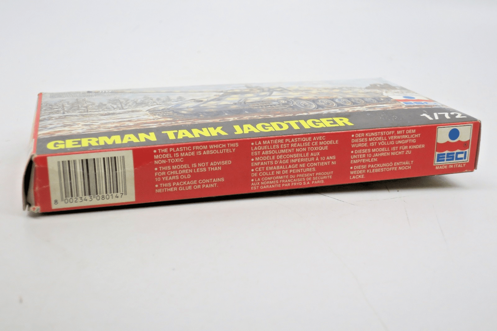 ESCI 1/72 German Tank JagdTiger Model Kit 8014 - WISE GUYS HOBBIES LLC