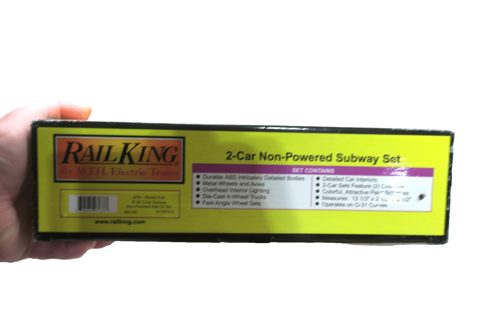 MTH NEW IN BOX 30 - 2274 - 3 NON - POWERED 2 CAR R - 36 SUBWAY SET - MTA WORLD FAIR SET - WISE GUYS HOBBIES LLC