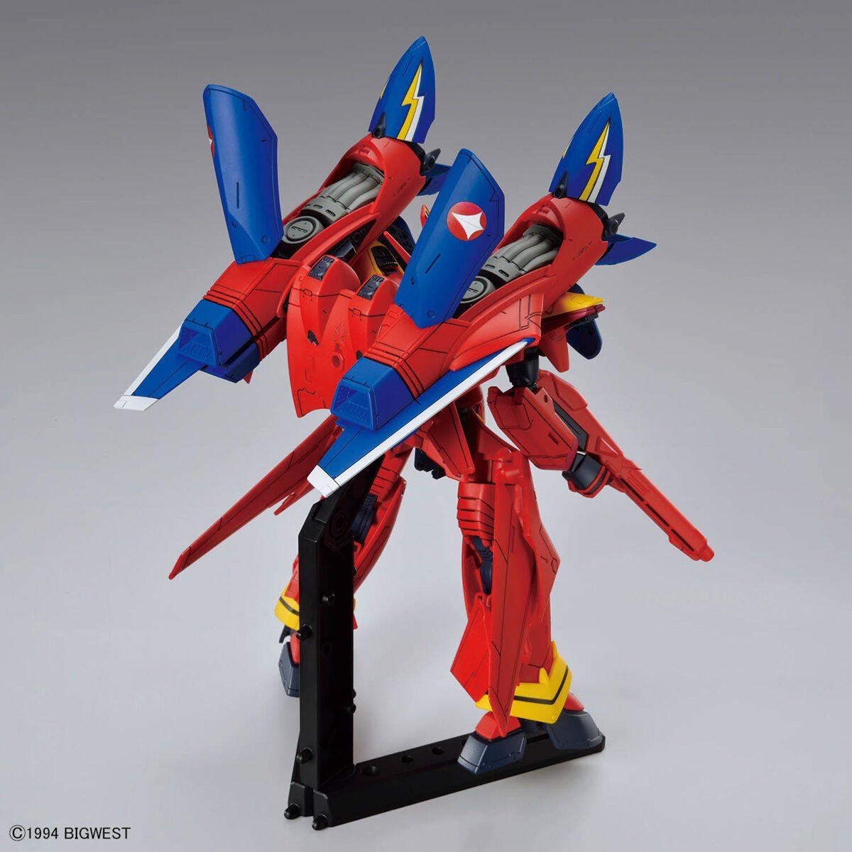 NEW Bandai HG Macross 1/100 VF-19 Custom Fire Valkyrie with Sound Booster - WISE GUYS HOBBIES LLC