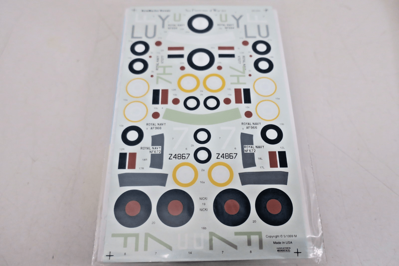 Aeromaster Decals 48 - 439 - Sea Hurricanes at War Part I - WISE GUYS HOBBIES LLC