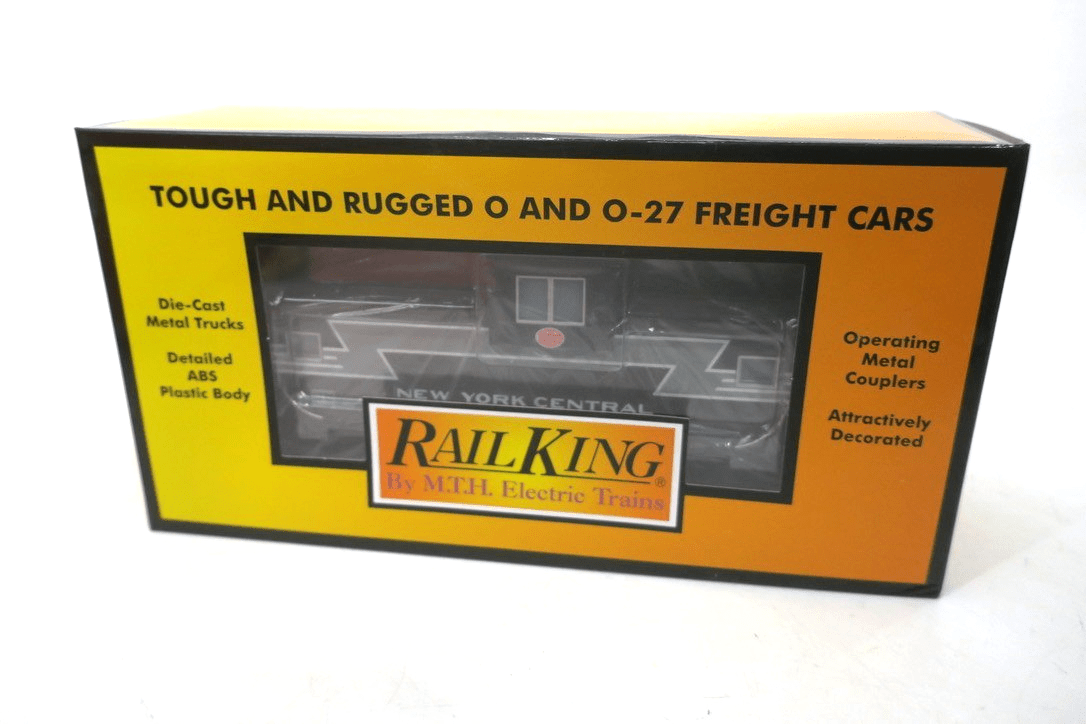 MTH O Gauge RailKing New York Central Extended Vision Caboose NIB 30-77393 - WISE GUYS HOBBIES LLC