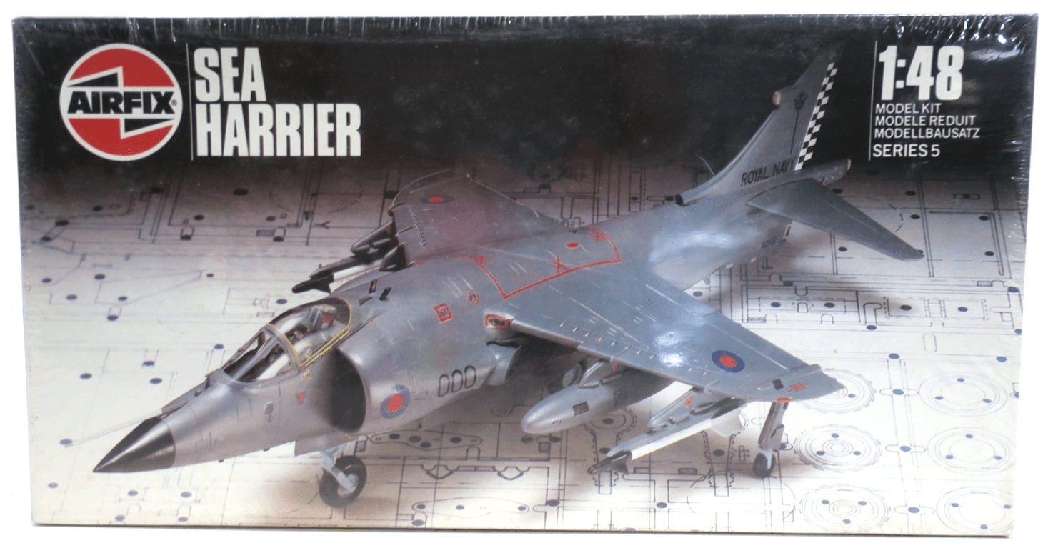 Airfix 1/48 BAe Sea Harrier FRS Mk1 Model Kit 05101 SEALED - WISE GUYS HOBBIES LLC