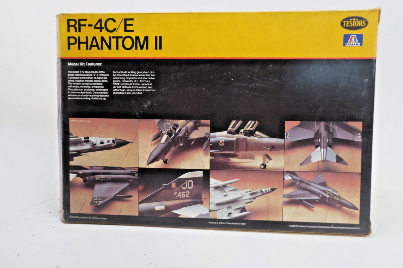 Testors Italeri 1/72 RF-4C/E Phantom II Plastic Model Kit 682 - WISE GUYS HOBBIES LLC