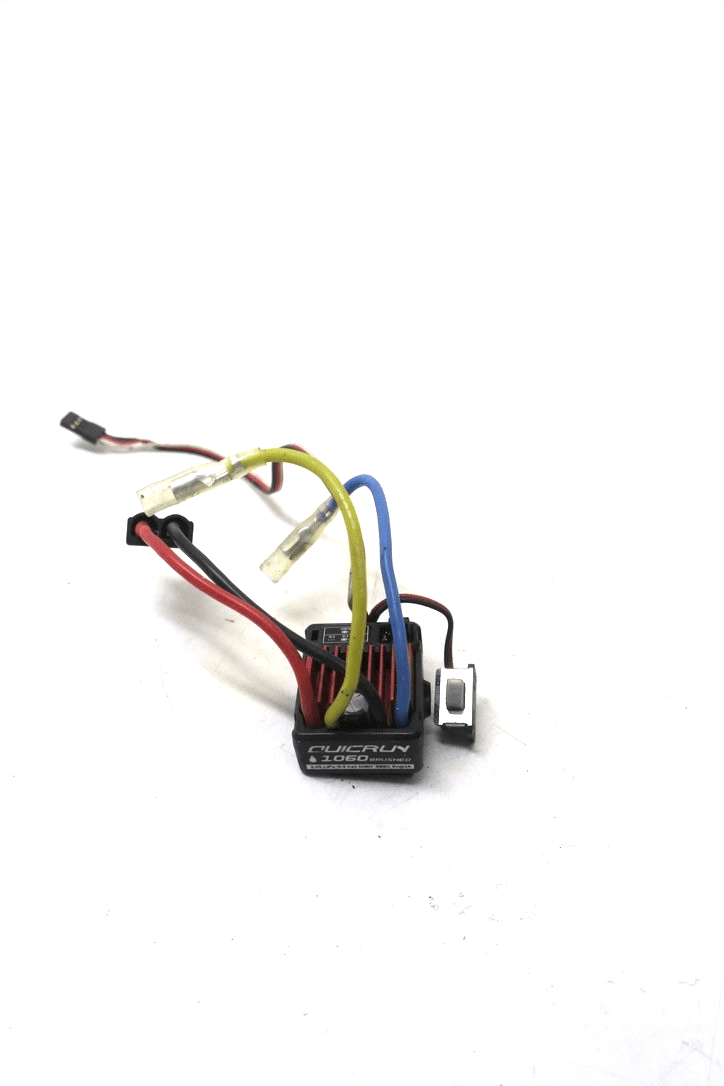 Hobbywing 30120203 QUICRUN 1060 BRUSHED Electronic Speed Controller (2 - 3S) - WISE GUYS HOBBIES LLC
