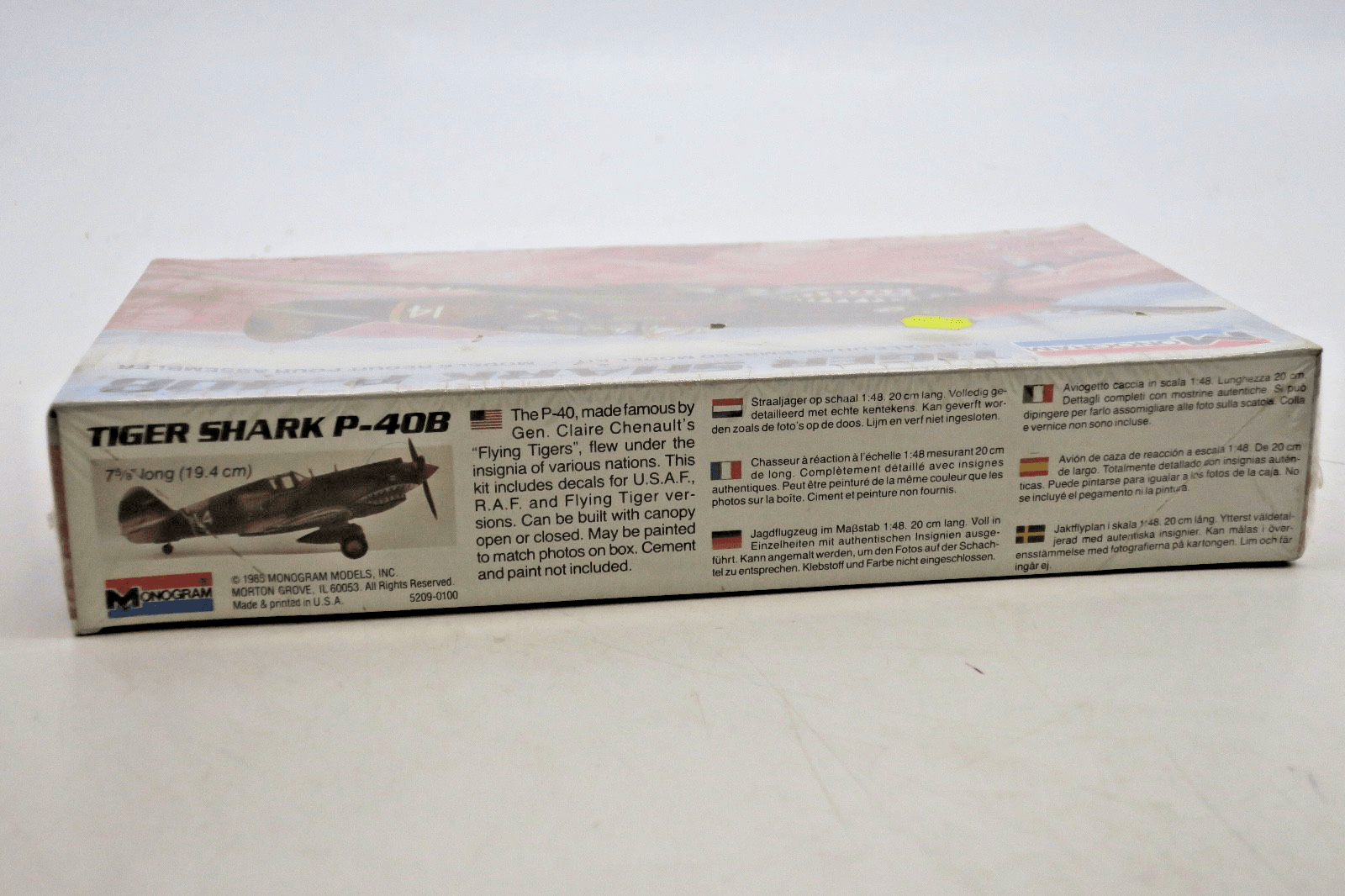 Monogram 1/48 Tiger Shark P-40B Model Kit - WISE GUYS HOBBIES LLC