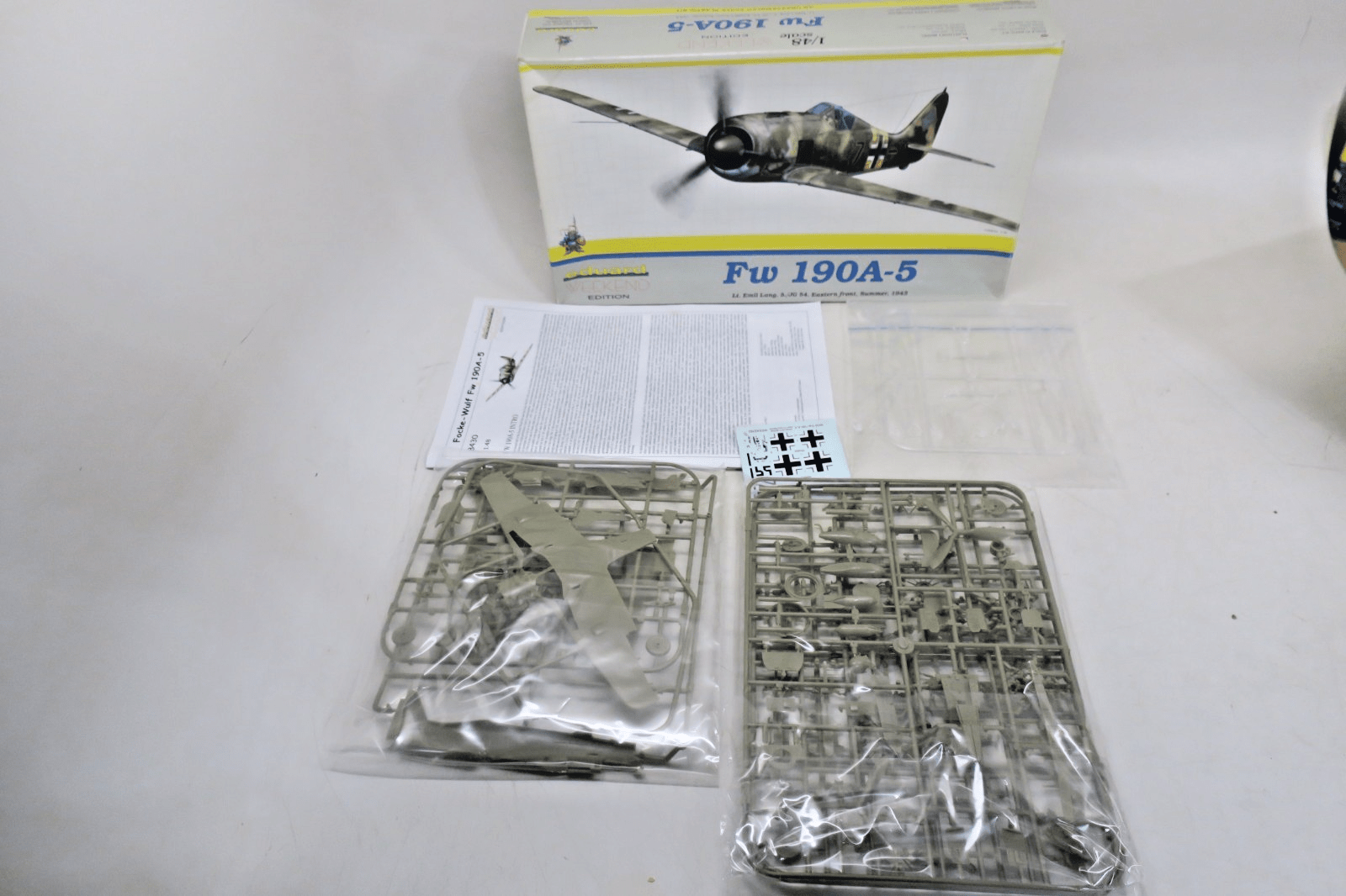 Eduard 1/48 Fw 190 A - 5 Model Kit 8430 - WISE GUYS HOBBIES LLC