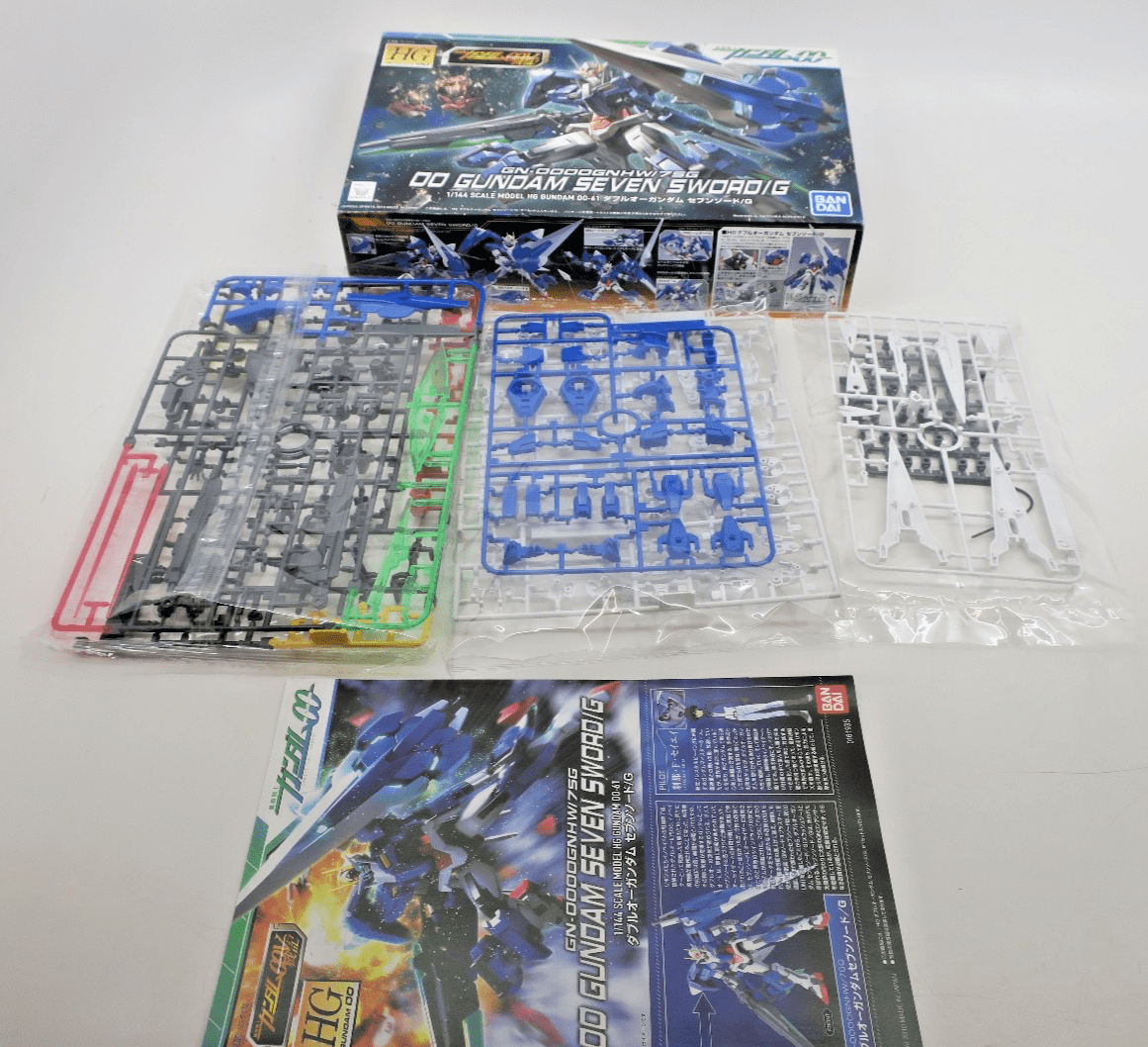 Bandai Gundam 00 HG 1/144 00 Gundam Seven Sword/G Model Kit 61 - WISE GUYS HOBBIES LLC