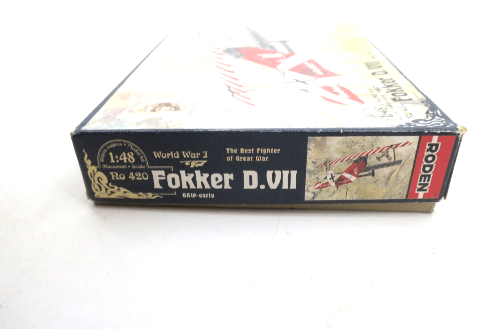 Fokker D. VII Oaw ( Early ) - model airplane kit 146 mm scale 1/48 Roden 420 - WISE GUYS HOBBIES LLC