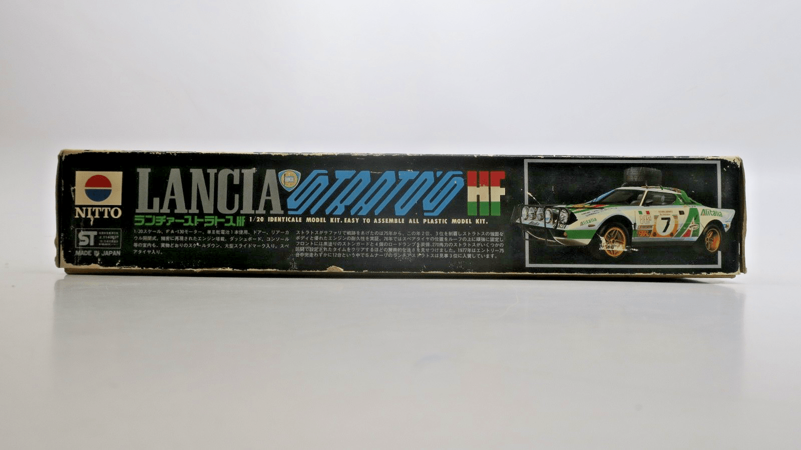 Nitto 1/20 Lancia Stratos HF Safari Type Model Kit STARTED - WISE GUYS HOBBIES LLC