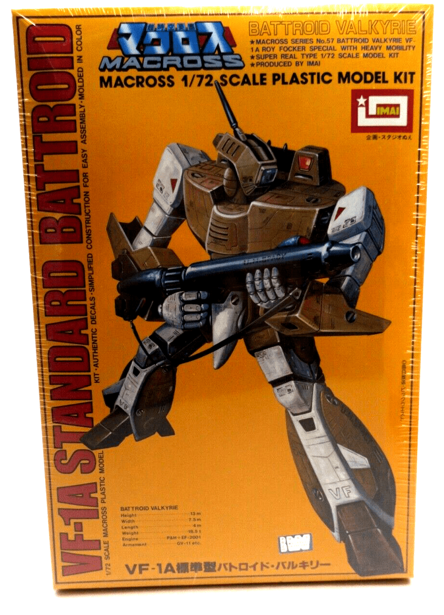 Imai Macross 1/72 VF-1A Standard Battroid Valkyrie Model Kit No. 57 - WISE GUYS HOBBIES LLC