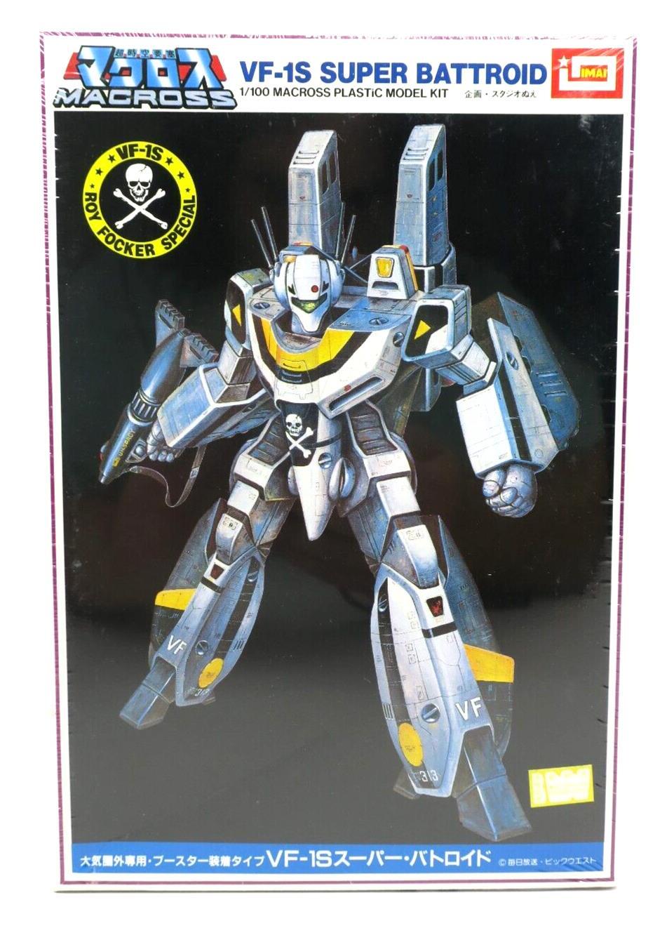 New Imai Macross 1/100 VF-1S Super Battroid Valkyrie 81 B-1302-400 (D4) - WISE GUYS HOBBIES LLC