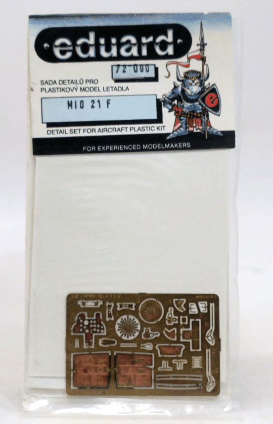 Eduard Photo Etch 1/72 MiG 21 F Detail Set 72 - 090 - WISE GUYS HOBBIES LLC