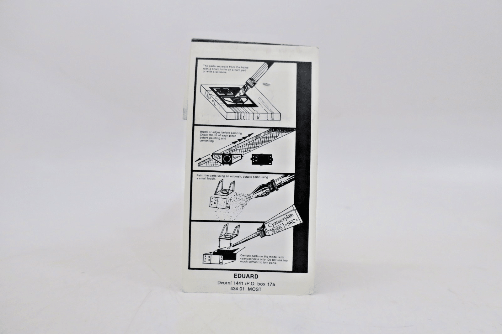 Eduard Photo Etch 1/72 Ki 100 Tony Detail Set 72 - 024 - WISE GUYS HOBBIES LLC