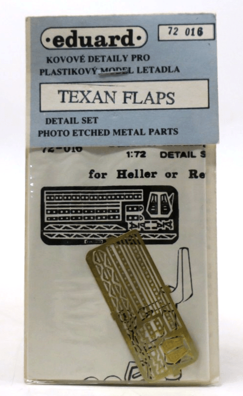 Eduard Photo Etch 1/72 Texan Flaps Detail Set 72 - 016 - WISE GUYS HOBBIES LLC