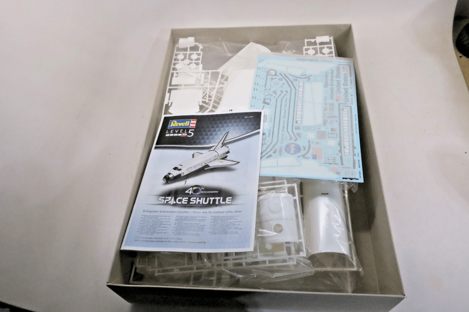 Revell 1/72 40th Anniversary Space Shuttle Plastic Model Kit 05673 - WISE GUYS HOBBIES LLC