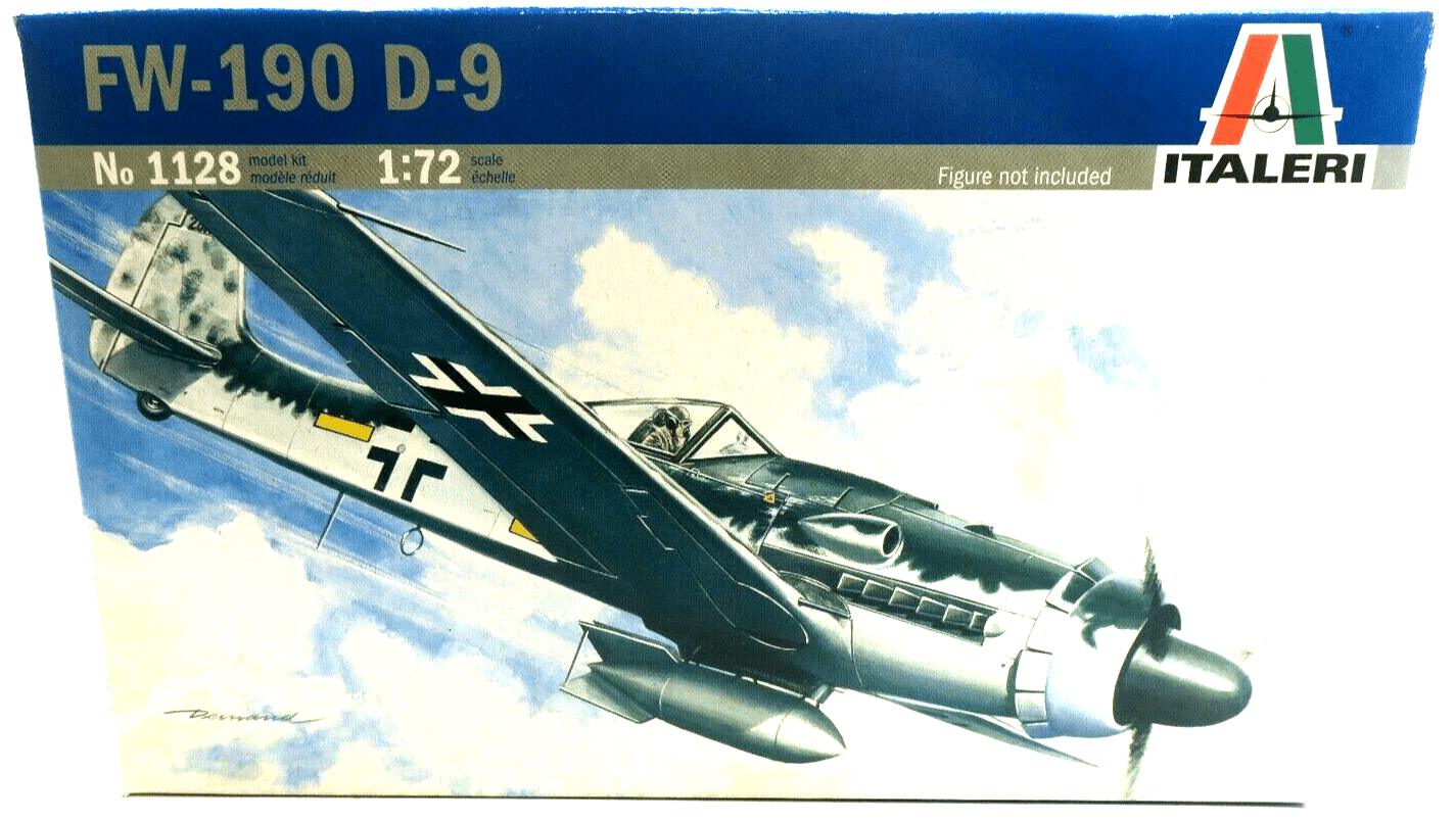 Italeri 1/72 FW-190 D-9 Model Kit 1128 - WISE GUYS HOBBIES LLC