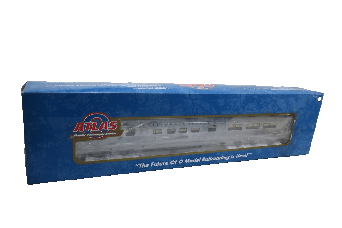 Atlas O Scale Dome Chair Car "California Zephyr " WP Silver Feather" 3001153 - 2 - WISE GUYS HOBBIES LLC