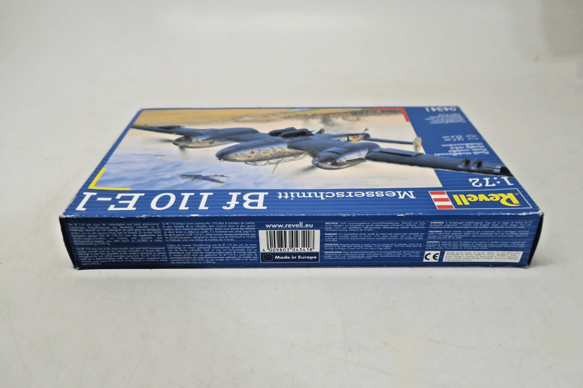 Revell 1/72 Messerschmitt BF - 110 E - 1 Model Kit 04341 UNOPENED - WISE GUYS HOBBIES LLC