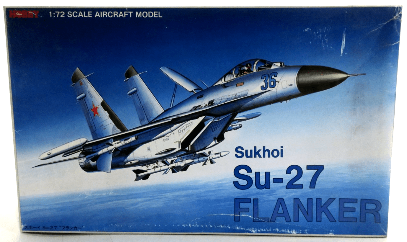 Tsukuda Hobby 1/72 Sukhoi Su-27 Flanker Model Kit S02-1400 - WISE GUYS HOBBIES LLC