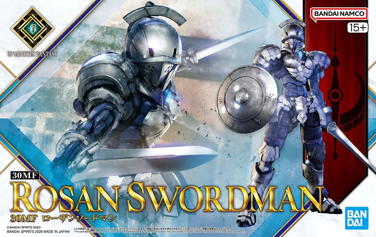 Bandai 30MF Rosan Swordman Model Kit - WISE GUYS HOBBIES LLC
